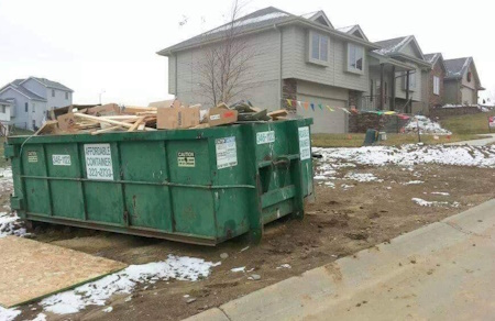 our construction dumpster