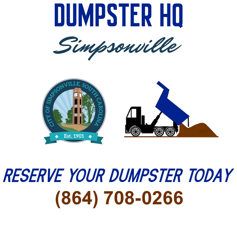 Simpsonville dumpster rental service